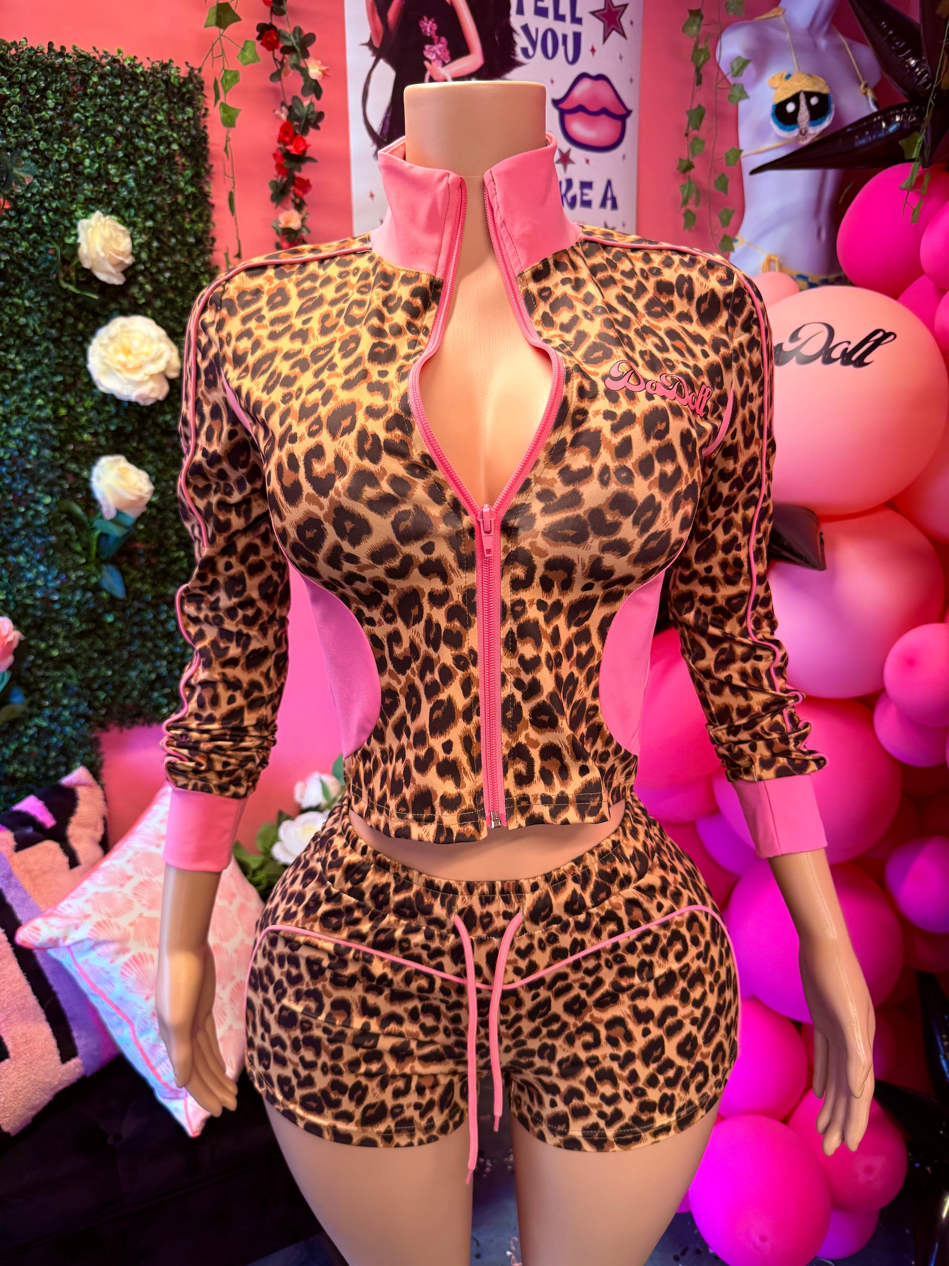 Cheetah Doll Set