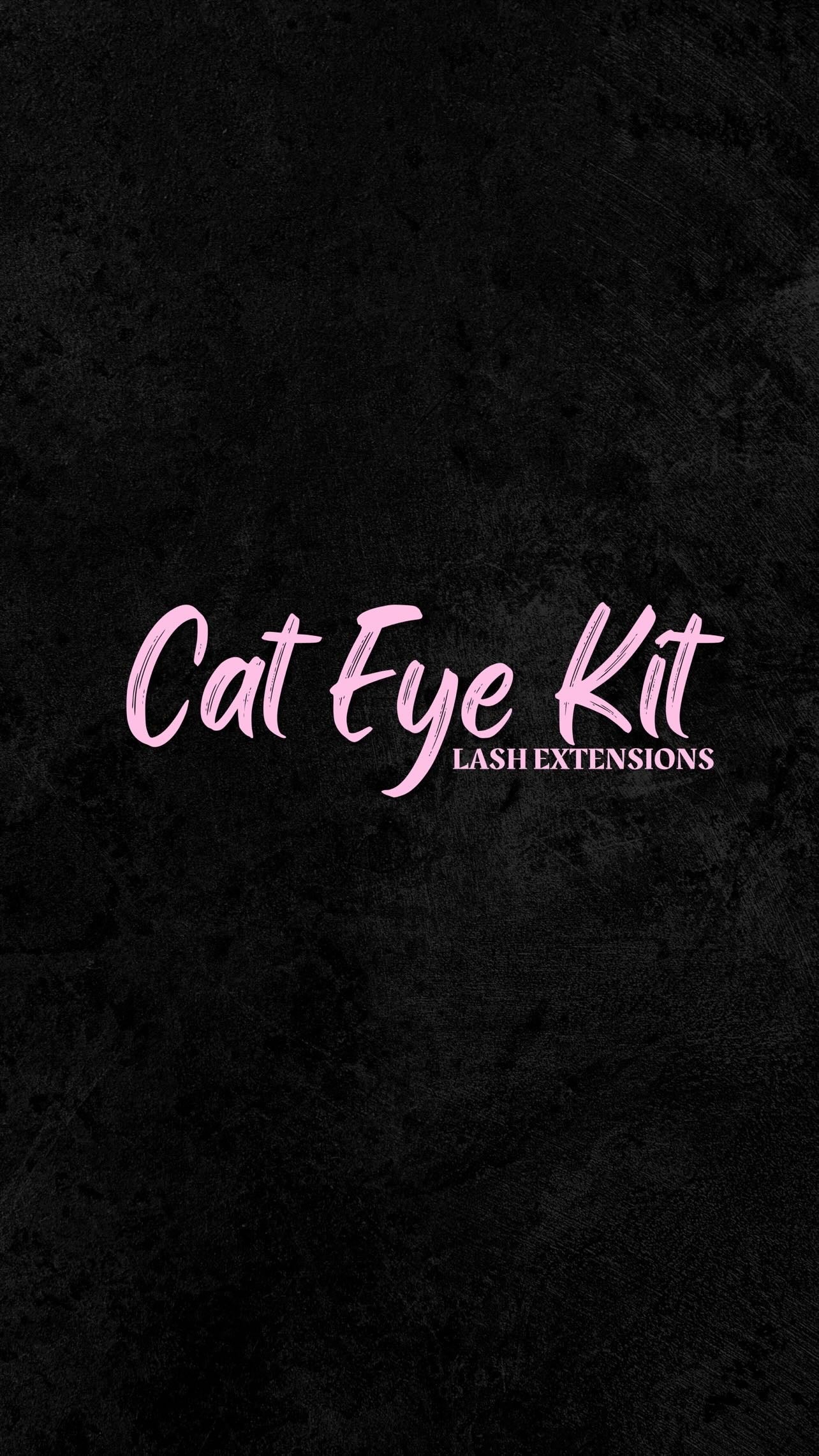 Cat Eye Kit (Lash Extensions) w/ Lash Glue.