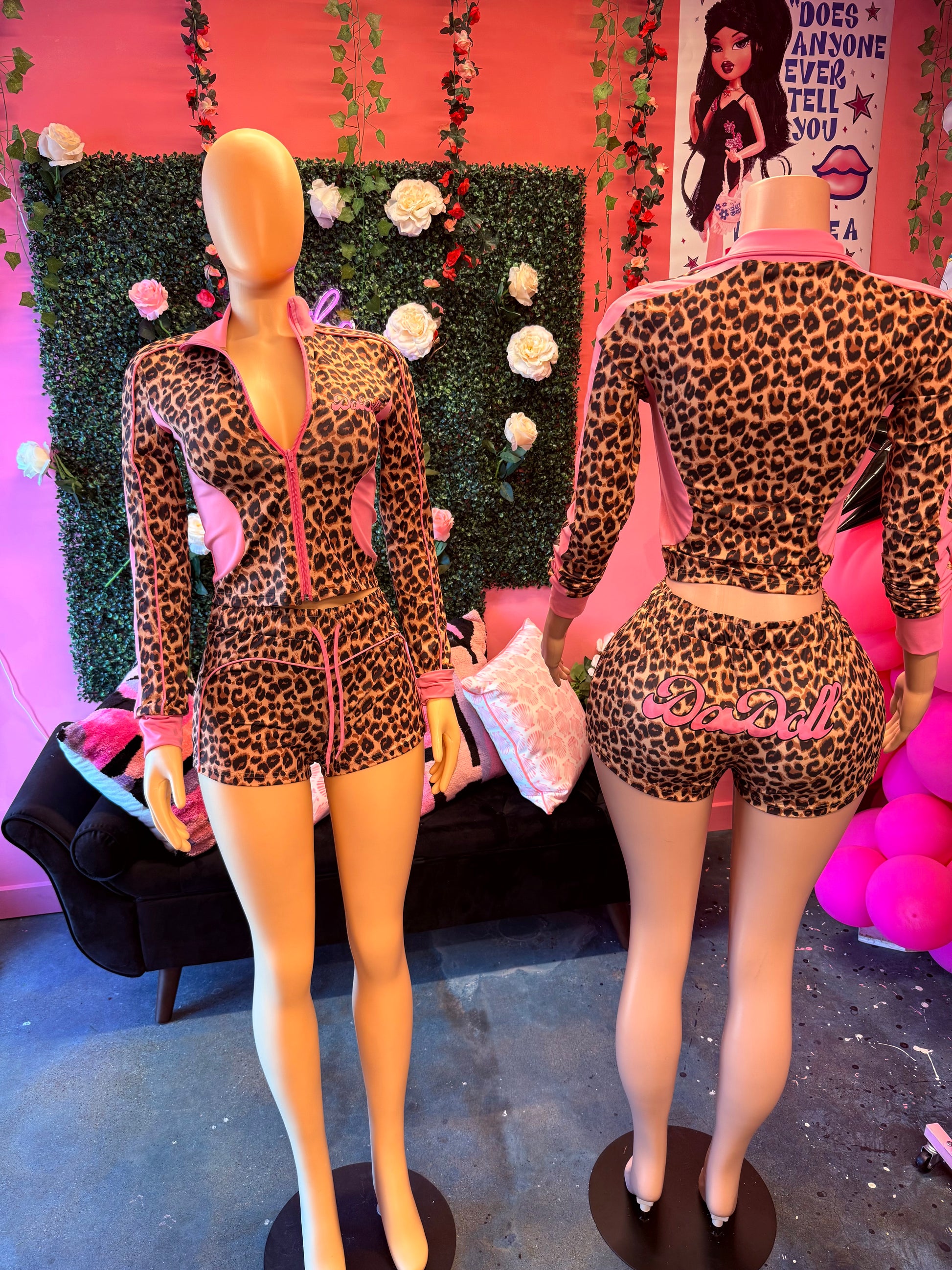 Cheetah Doll Set