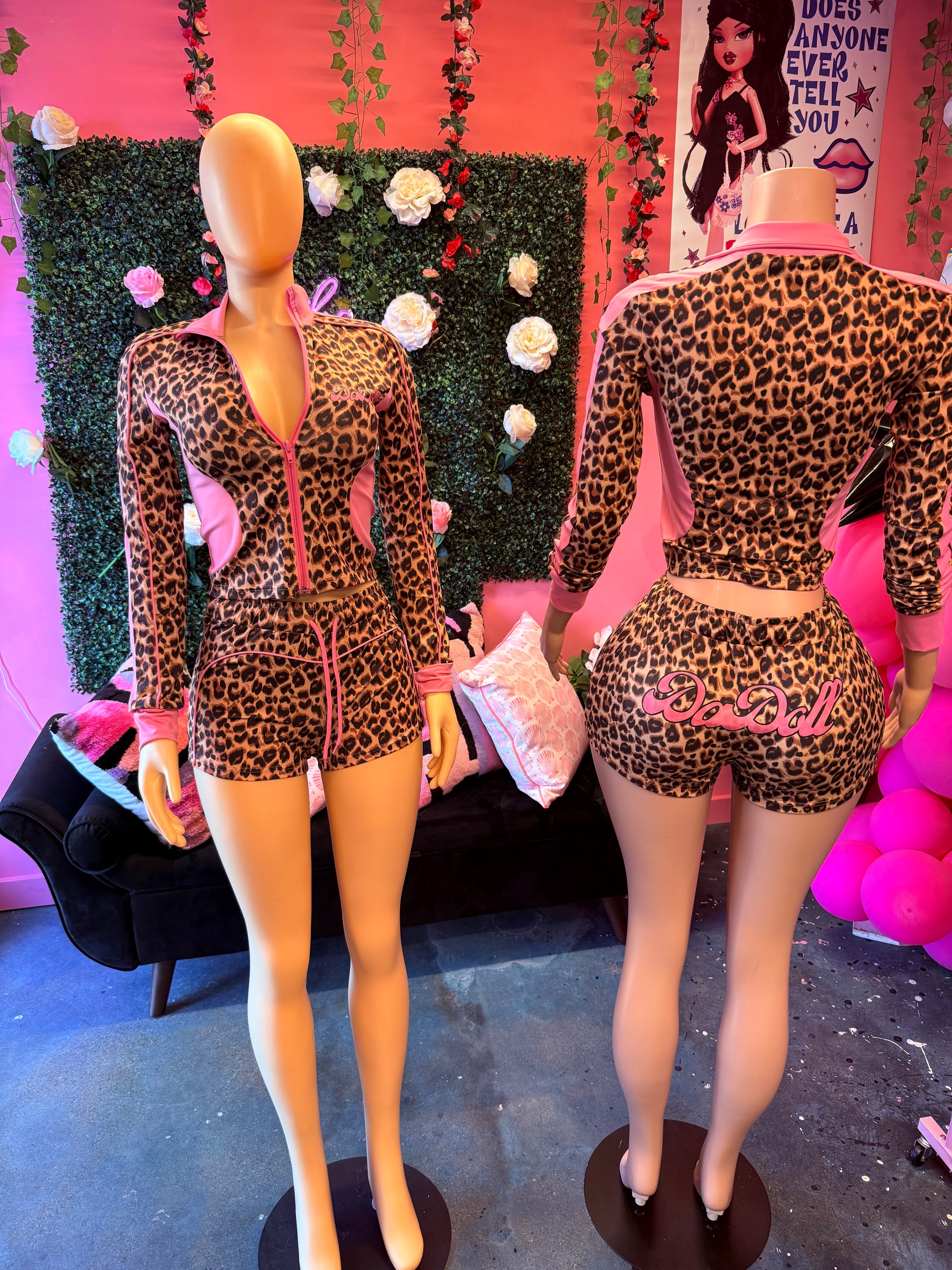 Cheetah Doll Set