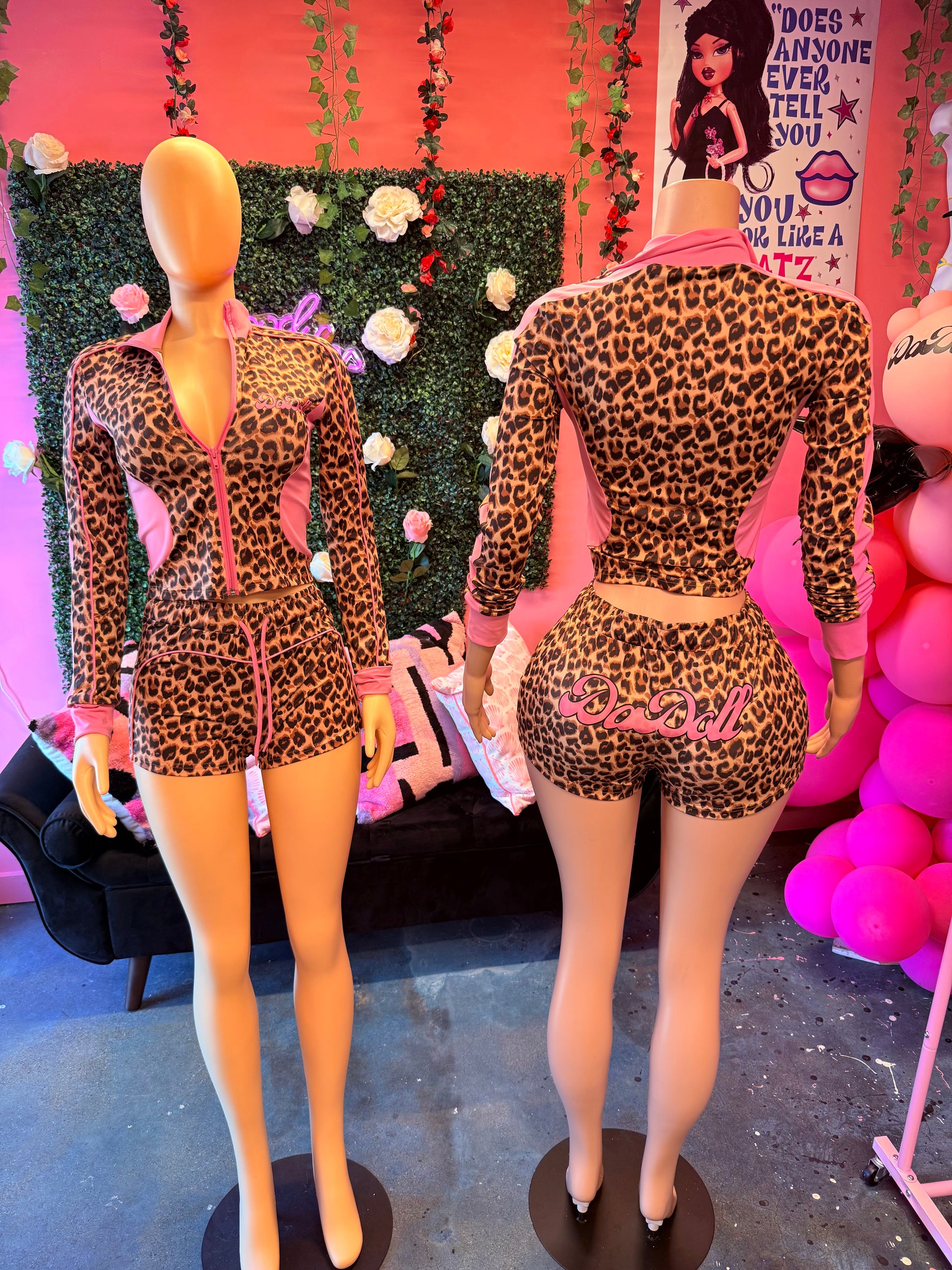 Cheetah Doll Set
