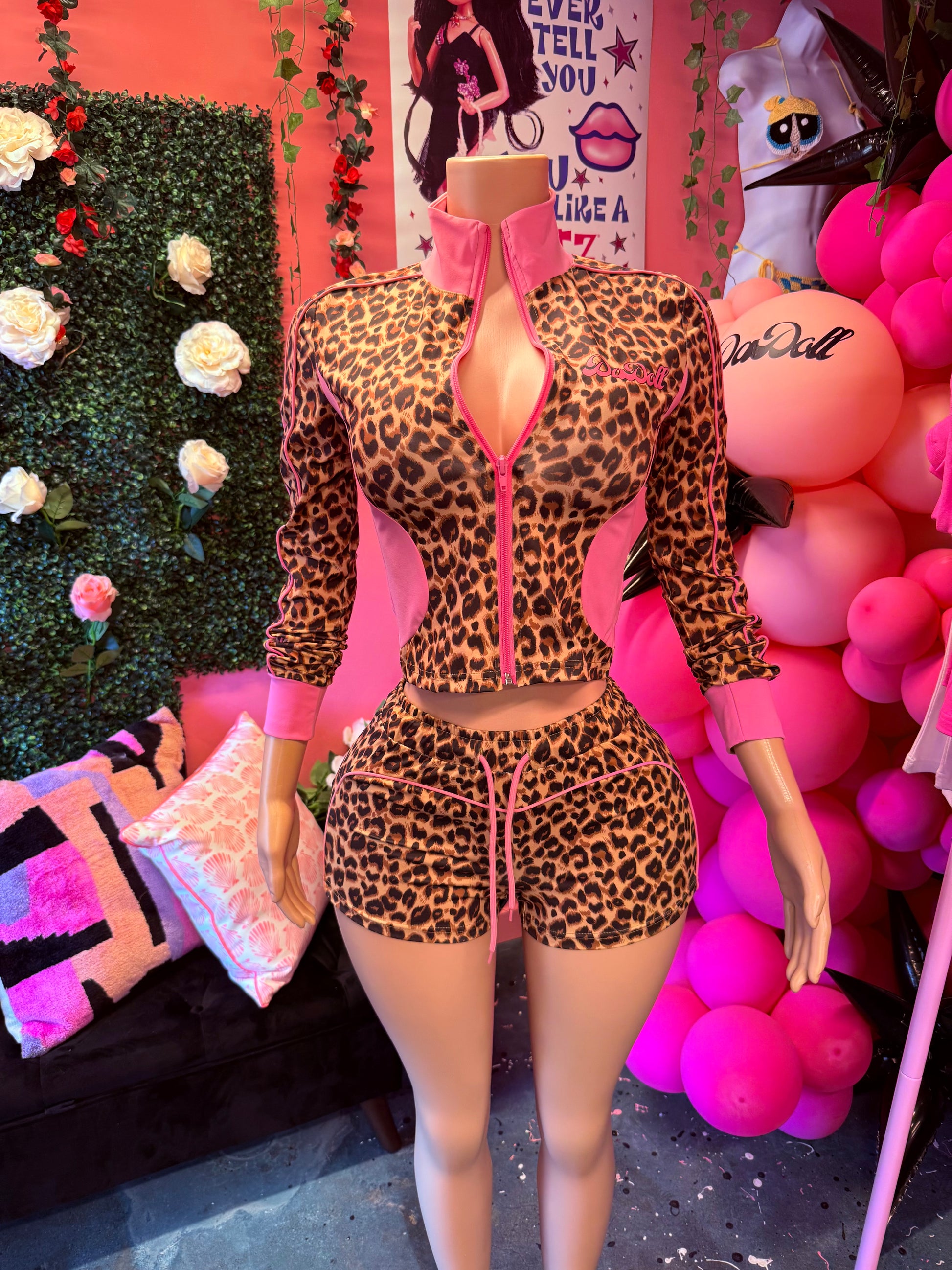 Cheetah Doll Set