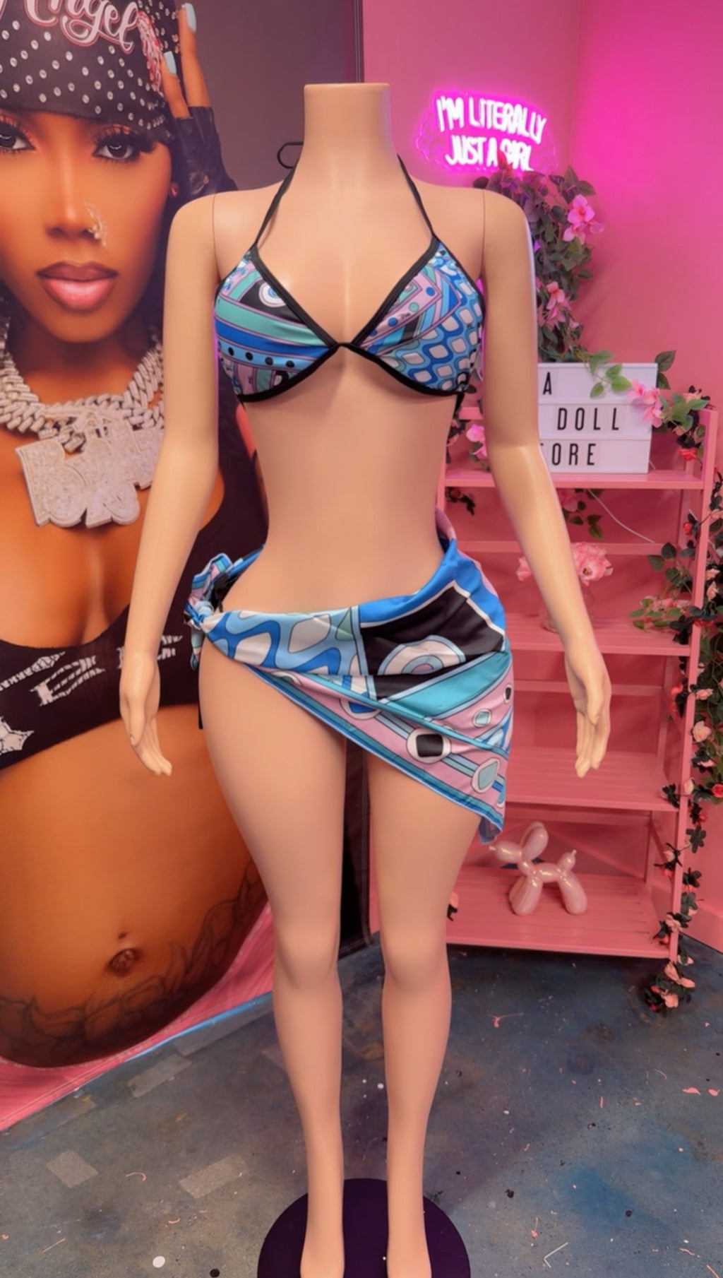 Blue Raspberry Pucci Swimsuit