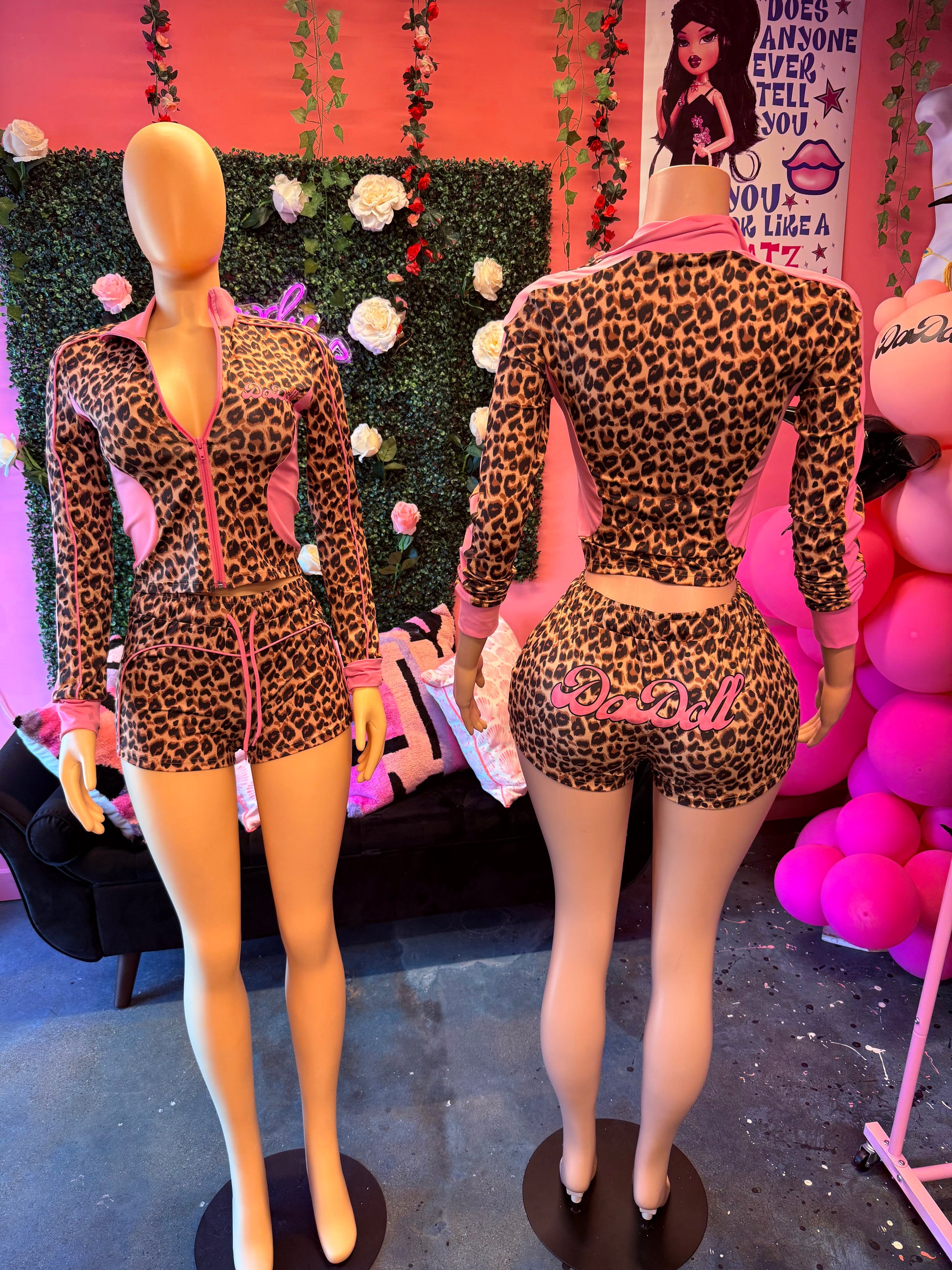 Cheetah Doll Set